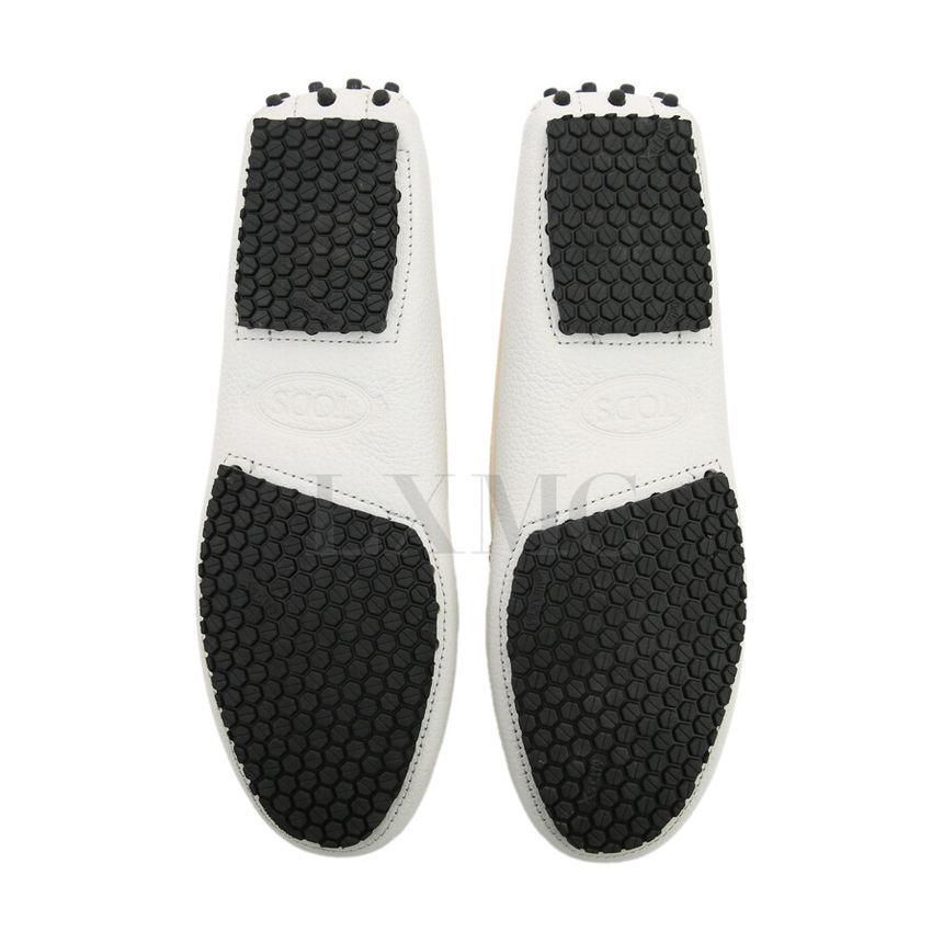 Tods White Moccasin Loafers Driving Shoes - Size 38 [SKU] - Image 11